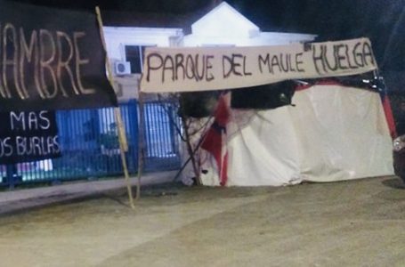 Trabajadores de Parque del Maule inician huelga de hambre