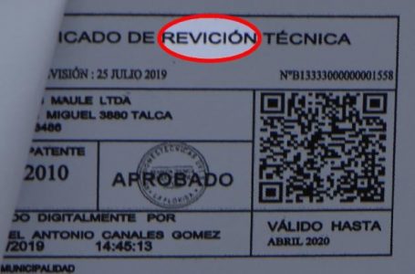 San Javier: Departamento de Tránsito denunció falsos certificados de revisión técnica