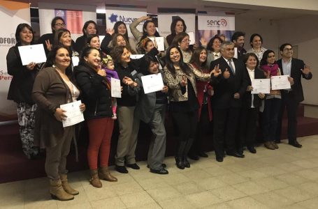 Mujeres de Talca finalizan capacitan en Instalaciones Sanitarias