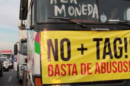 Camioneros y taxistas se movilizan exigiendo “No más TAG”