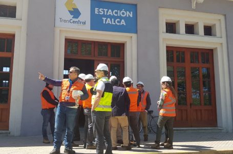 Tras licitación de proyecto Alameda-Chillan ejecutivos de EFE visitan corredora