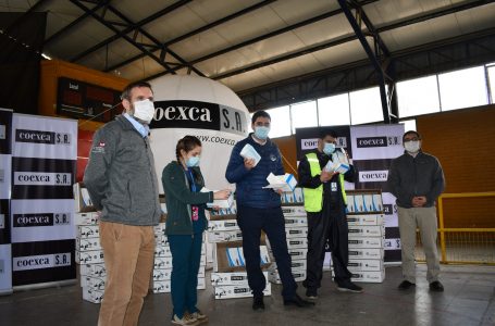 Coronavirus: Coexca S.A. dona más de 50 mil mascarillas a la comunidad