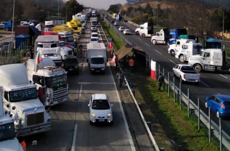 Camionero muere atropellado mientras participaba en movilización en la comuna de Curicó