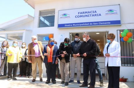San Clemente inauguró oficialmente su primera Farmacia Comunitaria Comunal