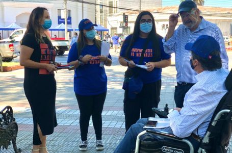 Independientes salen a la calle a buscar firmas para llegar a las elecciones de 2021