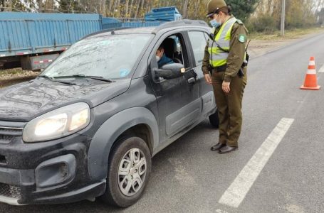 Carabineros de Parral en los últimos 24 días ha detenido a 140 personas por infracción al art. 318