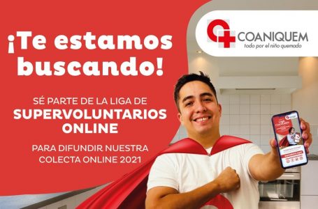 Coaniquem invita a sumarse a su liga de “Supervoluntarios Online”