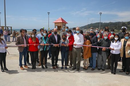 Ministro Moreno tras inaugurar borde costero en Curanipe: “Este proyecto va a cambiar la relación con el mar”
