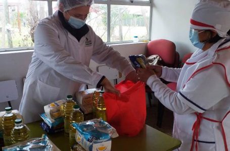 En Región del Maule: se mantiene formato de canastas de alimentos para establecimientos adheridos a Junaeb