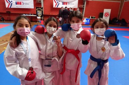 18 medallas obtuvo la Región del Maule en Open Karate Concepción