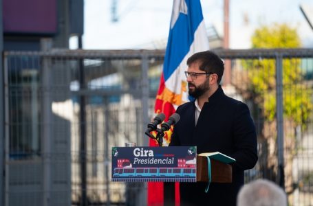 Presidente Boric anunció mejores al transporte ferroviario en la región