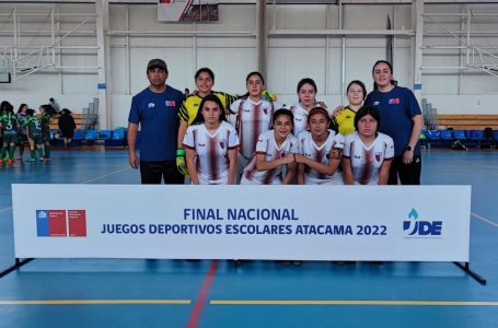 Futsal del Maule se ilusiona en Nacional de los Juegos Deportivos Escolares