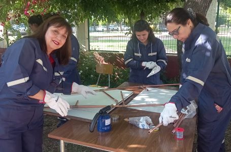 Mujeres de Linares finalizan capacitación en Instalaciones Sanitarias